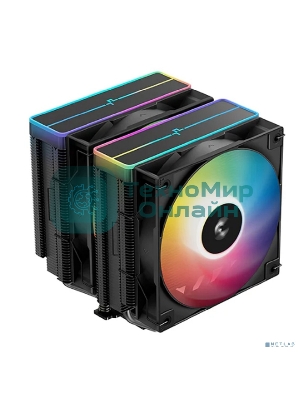 Кулер для процессора DEEPCOOL AG620 BK ARGB V2 черный 120мм алюминий+медь 1850rpm 29.4db 4-pin 260W 157мм