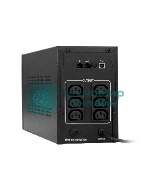 Источник бесперебойного питания ExeGate EP285529RUS SpecialPro Smart LLB-2200.LCD.AVR.C13.RJ.USB 2200VA/1300W, LCD, AVR, 6*IEC-C13, RJ45/11, USB, черный