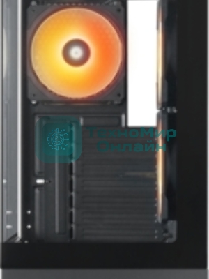 Компьютерный корпус Chieftec Vista черный без БП ATX 3x120мм 1xUSB2.0 1xUSB3.0 1xUSB3.1 audio bott PSU
