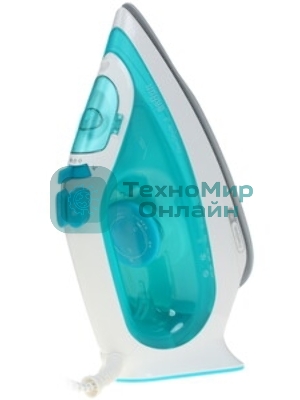Утюг Braun SI 3041 GR TexStyle 3 белый/бирюзовый, 2350 Вт, 45 г/мин, 150 г/мин, 270 мл