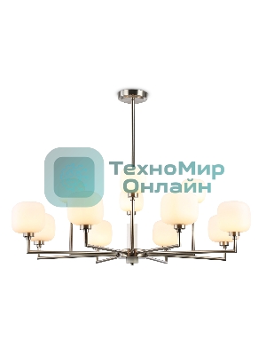 Люстра Ambrella light LH53005/12 SN/FR сатин никель/белый матовый G9*12 max 40W D910*680