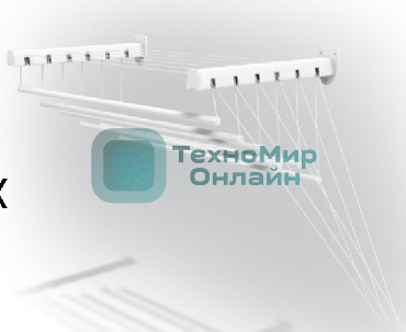 Сушилка для белья GIMI И3699 lift 200 (настенная) GIMI LIFT 200 крепится сверху на стене. Спец. механизм обеспечивает подъем и опускание направляющих, чтобы облегчить процесс развешивания белья. Сушилка для белья GIMI LIFT 200 выдерживает 15 кг белья. 2 способа крепления в одном пакете - к потолку или к стене. Длина 200 см. Глубина 135 см. Высота 43 см.