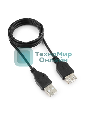 Кабель-удлинитель Гарнизон USB 2.0, AM/AF, 1м, пакет (GCC-USB2-AMAF-1M)