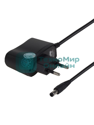 Источник питания Rexant 110-220 V AC/5 V DC 1 А 5 W с DC разъемом подключения 5.5х2.1, без влагозащиты (IP23)