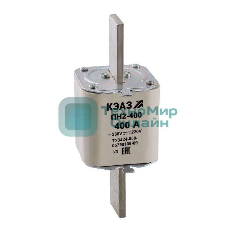 Вставка плавкая ПН2 400 250А У3 КЭАЗ 110889