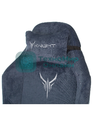 Кресло Knight N1 Fabric синий, ткань, 120 кг, механизм качания