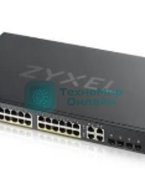 Коммутатор Zyxel NebulaFlex GS192024HPV2-EU0101F 24G 24PoE+ 375W управляемый