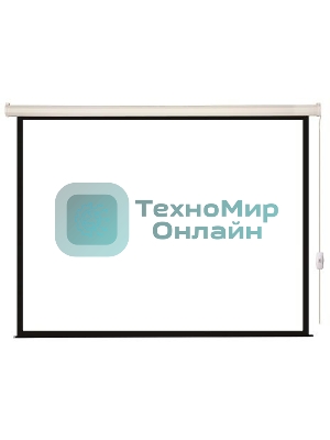Экран с электроприводом Lumien Eco Control 152x240 см (раб. область 144х232 см) Matte White черная кайма по периметру 16:9