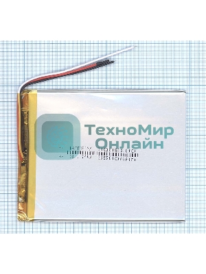 Аккумулятор Li-Pol (батарея) 3x85x100мм 3pin 3.7V/3500mAh