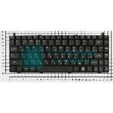 Клавиатура для ноутбука Lenovo F30 F30A черная