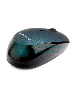 Мышь беспроводная Gembird MUSW-354-B синий, 1600 dpi, радиоканал, USB, кнопки - 4
