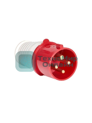 Вилка эл. каб. 16А 3P+РЕ 380В IP44 (014) EKF ps-014-16-380