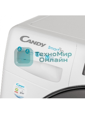 Стиральная машина Candy Smart Pro CSO34 106TB1/2-07 белый, загрузка фронтальная 6 кг, 1000 об/мин., класс: А