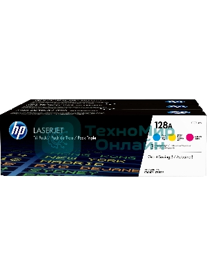 Картридж лазерный комплект HP CF371AM голубой/пурпурный/желтый для LaserJet PRO CP1525N/CP1525NW (3 х 1300)