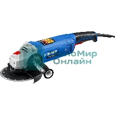 Угловая шлифовальная машина Зубр 180 мм, 2000 Вт, компакт, серия Профессионал