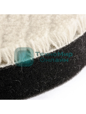 Насадка Matrix полировальная под липучку, 125 мм короткая плетеная шерстяная нить