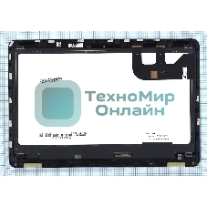 Модуль (матрица + тачскрин) для Asus ZenBook Flip UX360CA QHD+ черный с рамкой