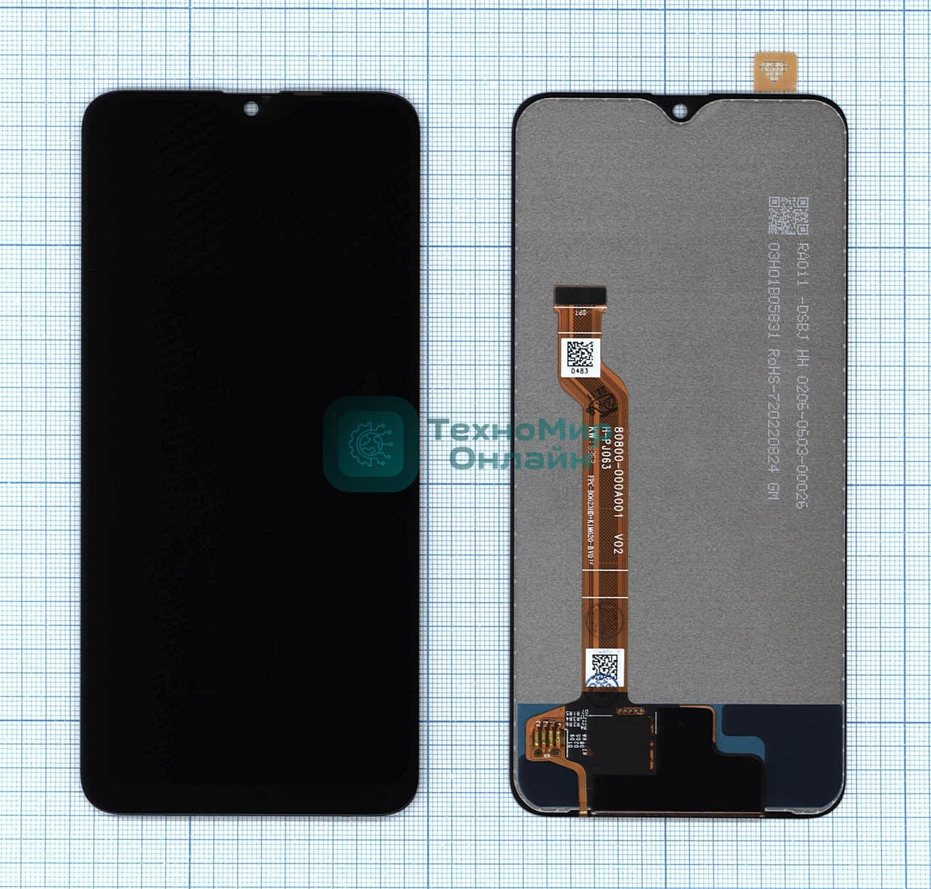 Дисплей для Realme 2 Pro черный