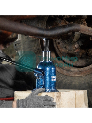 Домкрат гидравлический бутылочный телескопический Stels 10 т, подъем 180-430 мм