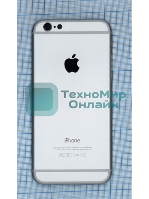Задняя крышка для iPhone 6 (4.7) серебристый