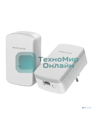 Комплект адаптеров Powerline с розеткой Mercusys MP300 KIT