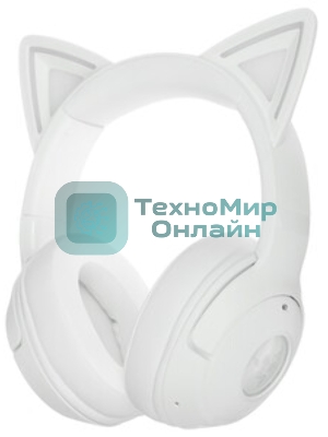Гарнитура Razer Kraken Kitty V2 BT белый, беспроводная, Bluetooth, подсветка Razer Chroma RGB