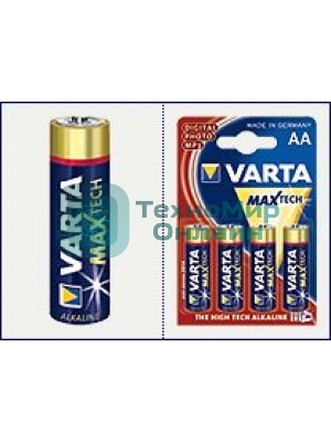 Батарейки VARTA MAX TECH AA бл 4 04706101404 