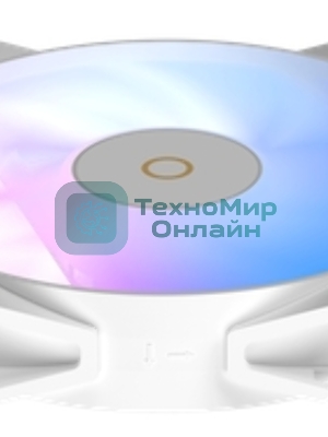 Вентилятор для корпуса Ocypus Beta F12 WH ARGB Reverse Blade White (Beta-F12-WH1AM01X-GL)