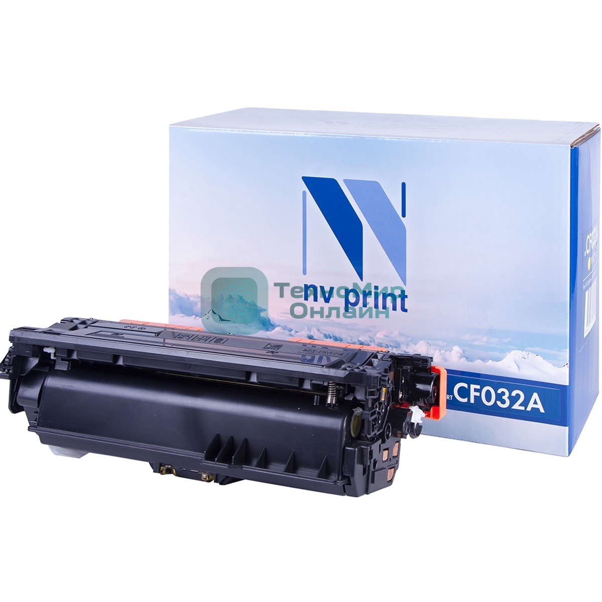 Картридж NV Print совместимый HP CF032A YELLOW для LJ ColorPro CM4540 MFP (12500k)
