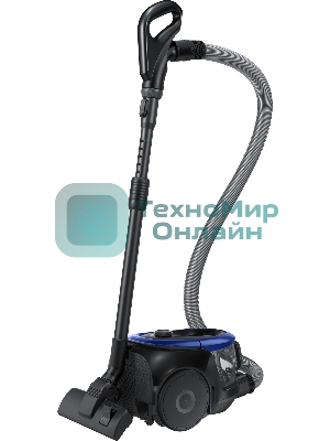 Пылесос Samsung VC18M21A0SB синий, 380/1800 Вт, уборка сухая, пылесборник контейнер 1.5 л