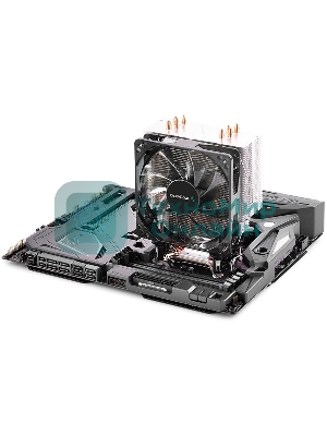 Кулер Deepcool GAMMAXX 400 BLUE BASIC серебристый 120мм алюминий+медь 1500rpm 30db 4-pin 130W 154мм