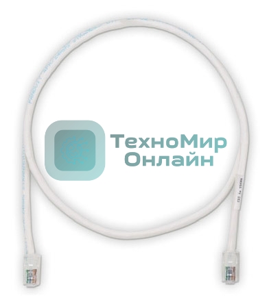 Кабель Патч-корд Panduit UTPCH10MY вилка RJ-45-вилка RJ-45 кат.5е 10м белый ПВХ