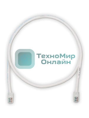 Кабель Патч-корд Panduit UTPCH10MY вилка RJ-45-вилка RJ-45 кат.5е 10м белый ПВХ