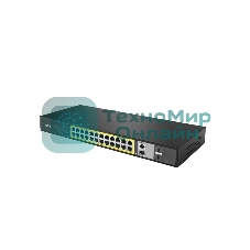 Коммутатор 24PORT 10/100M POE 4GE COMBO P124GH Netis