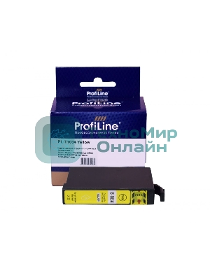Картридж струйный ProfiLine PL-T1034 для принтеров Epson Stylus TX550/Stylus Office T30/T40/T40W/TX510/TX600/TX600FW/T1100 с чернилами Yellow 11,1 мл