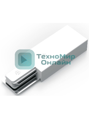 Адаптер питания для подключения трековых шинопроводов к сети Gauss белый