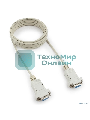 Кабель 0-модемный Cablexpert CC-134-10-N, 9F/9F, Pro, 3.0м, пакет