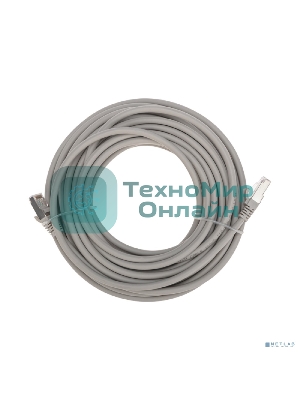 Патч-корд S/FTP Rexant кат.6A (10G), RJ45-RJ45, неэкранированный, 28AWG, LSZH, серый, 10 м