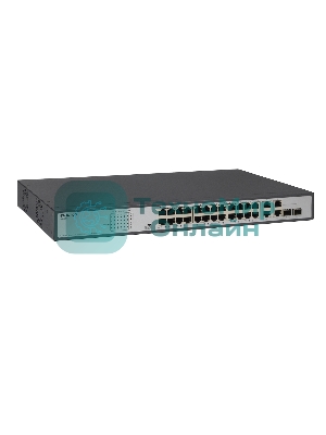 Коммутатор Origo OS2228P/370W OS2228P/370W/B1A (L2) 26x1 Гбит/с 2SFP 24PoE+ 370W неуправляемый