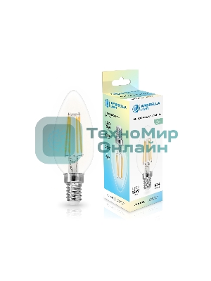 Лампа светодиодная 351514 Filament LED C35 15W E14 4000K 220-240V