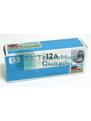 Картридж лазерный HP Q2612A черный для LaserJet 1010/1018/1020/1012/1015/3015/3020/3030 (2000 стр.)