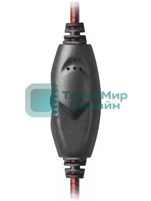 Гарнитура Defender WARHEAD G-370 черный/красный