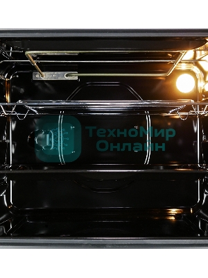 Духовой шкаф электрический LEX EDM 040 BL черный, встраиваемый