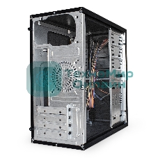 Компьютерный корпус ExeGate EX284027RUS Minitower BA-202 Black, mATX, без БП, 2хUSB, Audio