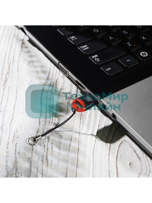 Кард-ридер Rexant 18-4110/черный-красный/SD/microSD/microSDHC/USB 2.0/пластик