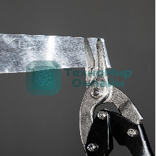 Ножницы по металлу Matrix, 250 мм, правые, обрезиненные рукоятки