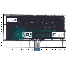 Клавиатура для ноутбука Dell E5250 E7250 черная без подсветки