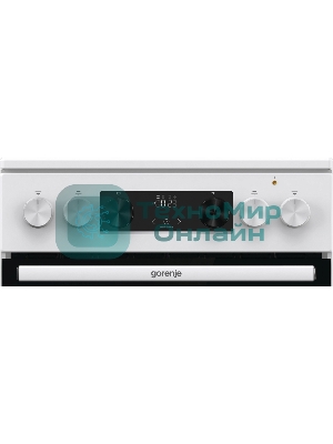 Плита электрическая Gorenje GEC5C42WG белый, конфорок 4 электрических, духовка 70 л, 50 см x 85 см x 59.4 см (без крышки)