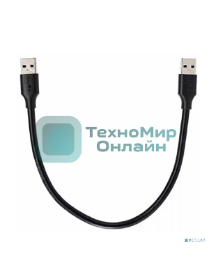 Кабель соединительный Telecom TUS715-0.3M USB3.0 Am-Am 0.3m Telecom (TUS715-0.3M)