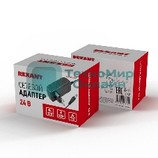 Источник питания Rexant 220 V AC/24 V DC 1 А 24 W с DC разъемом подключения 5.5х2.1, без влагозащиты (IP23)